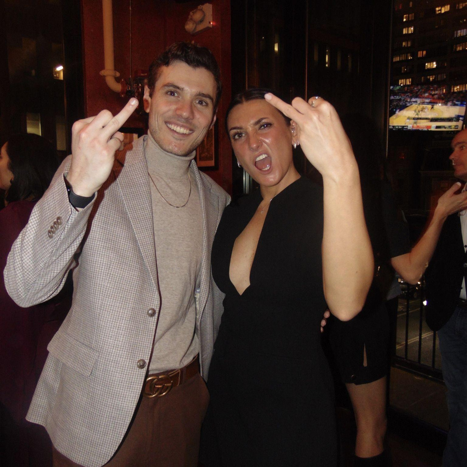 The night we got engaged!