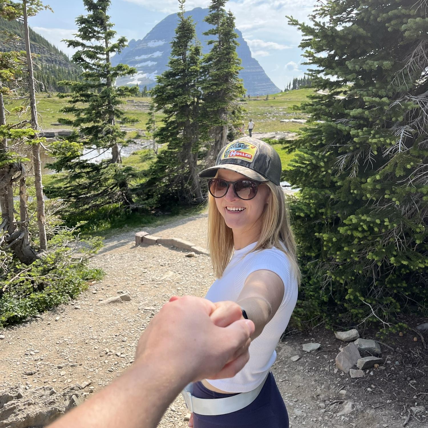 Last summer we went to our first national park together, Glacier National Park!