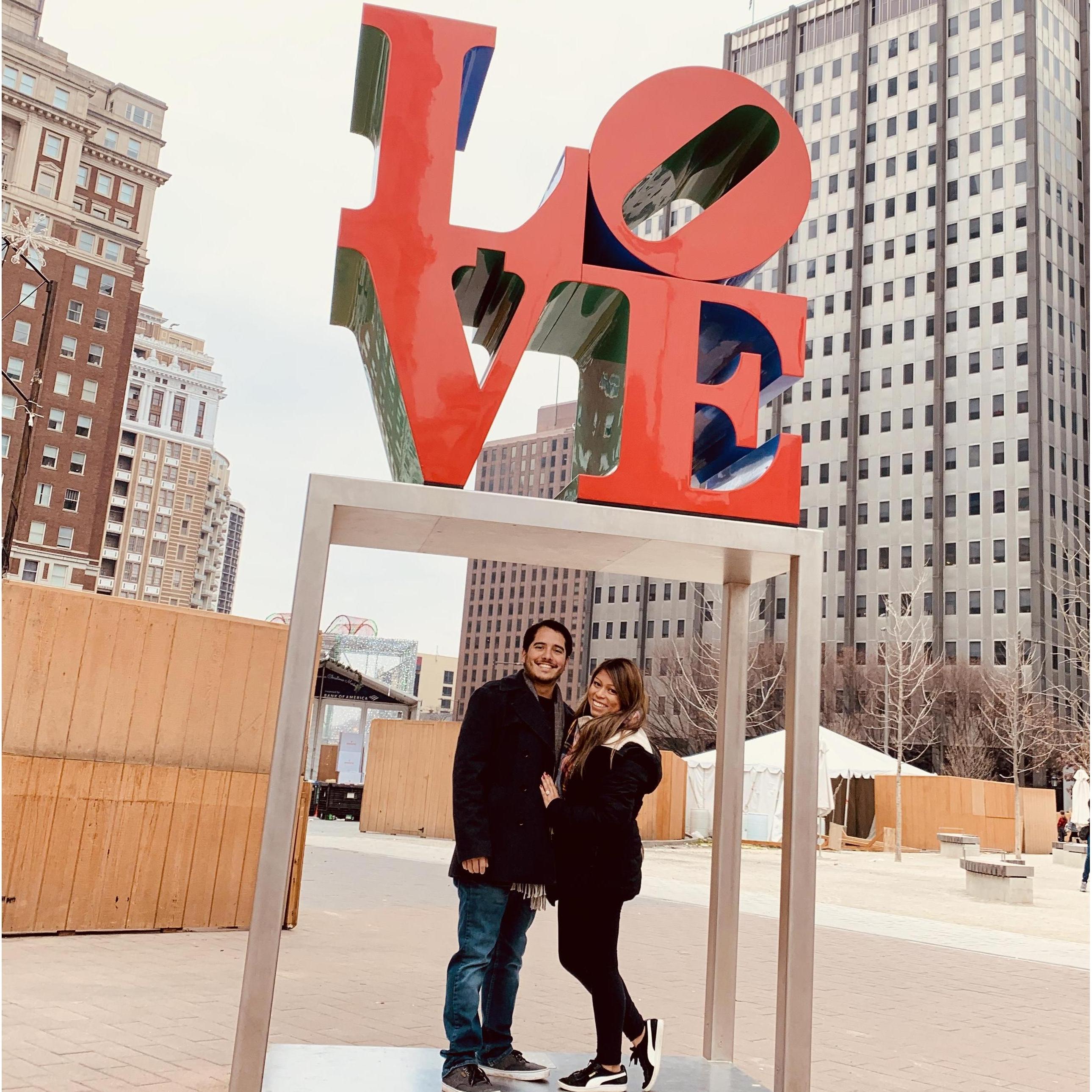 A day in Philadelphia.