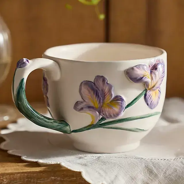 Flower of the Month Stoneware Mug