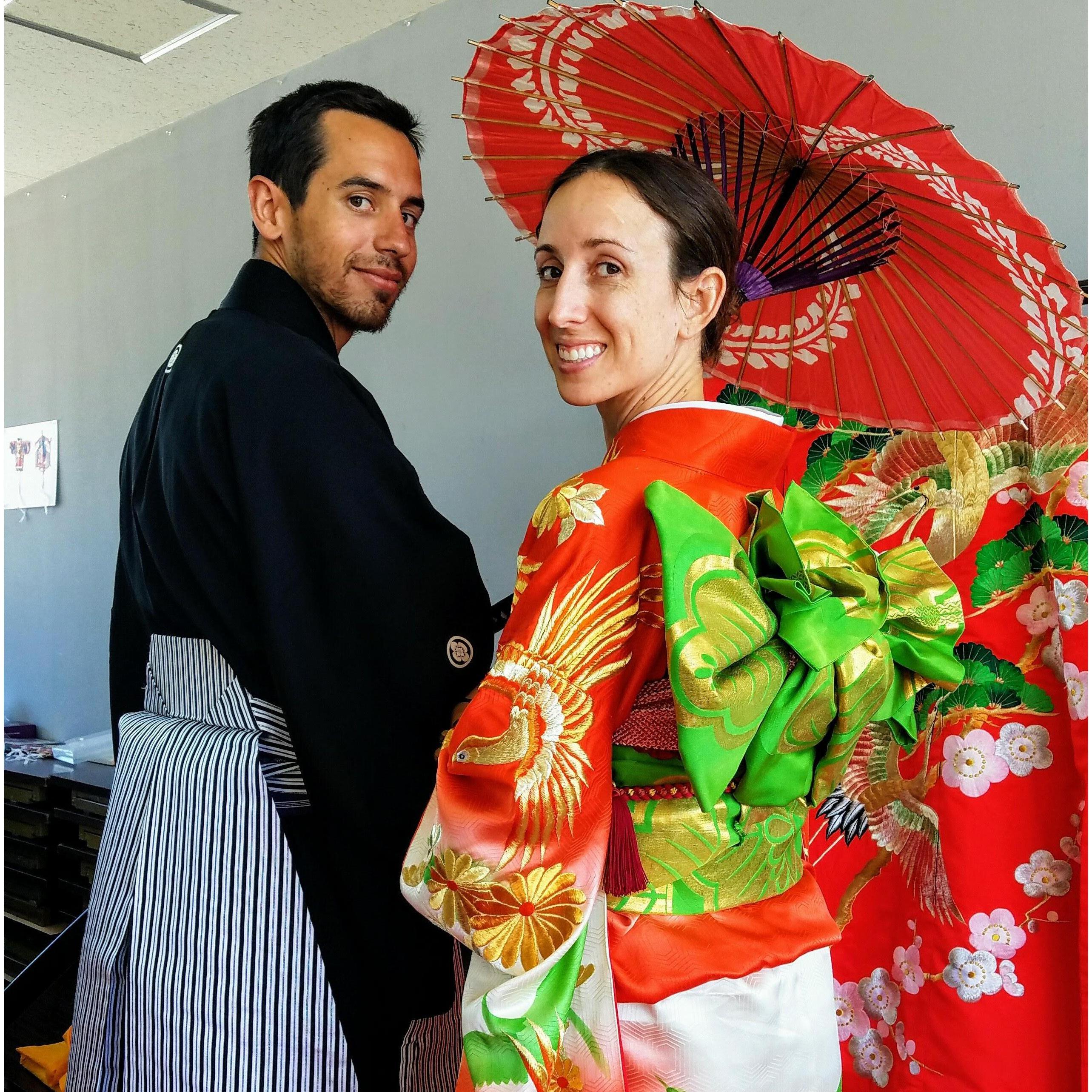 Playing dress up in Tokyo, Japan  |  February 2017