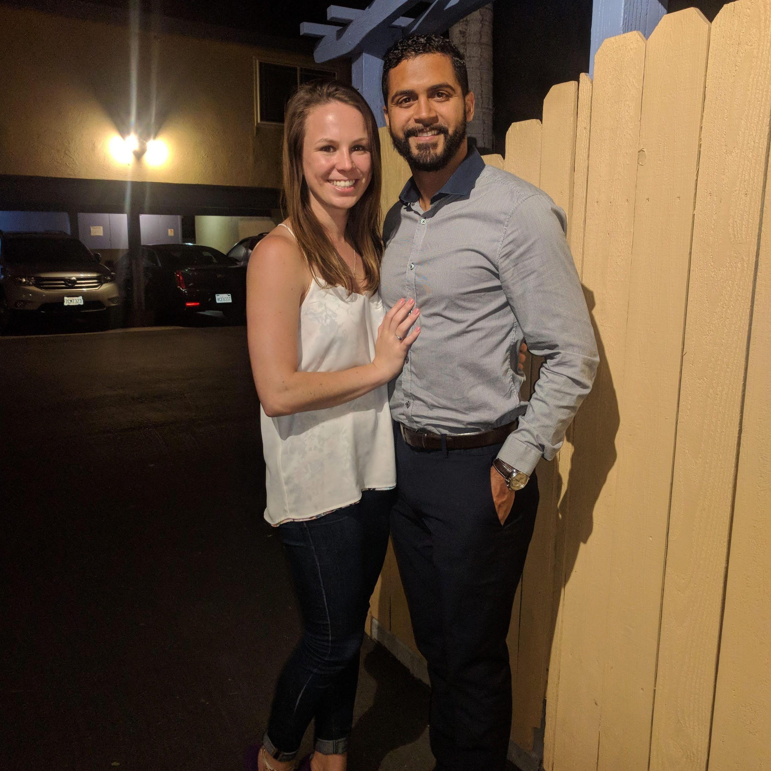 quick pic after our first date! 8.30.2018