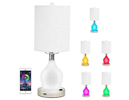 Lamp Angel Standard Electric Night Light or Table Lamp with Emergency Battery Back Up, USB Charging, Color Changing Base, Child Bedroom Lamp, Desk Lamp, Fun Lamp