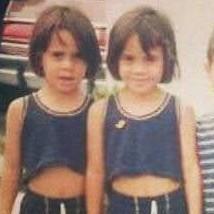 This picture has both of us in it because I can't tell which one is me! 😅😅