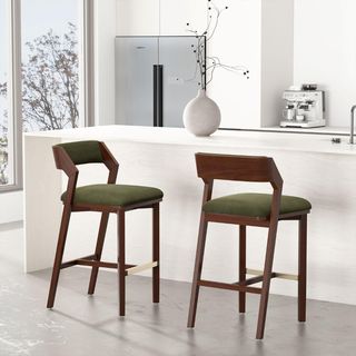 Patricia Upholstered Barstool, Set of 2