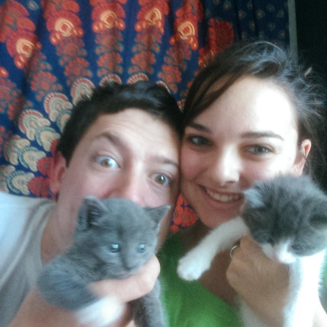First morning with our kitties!