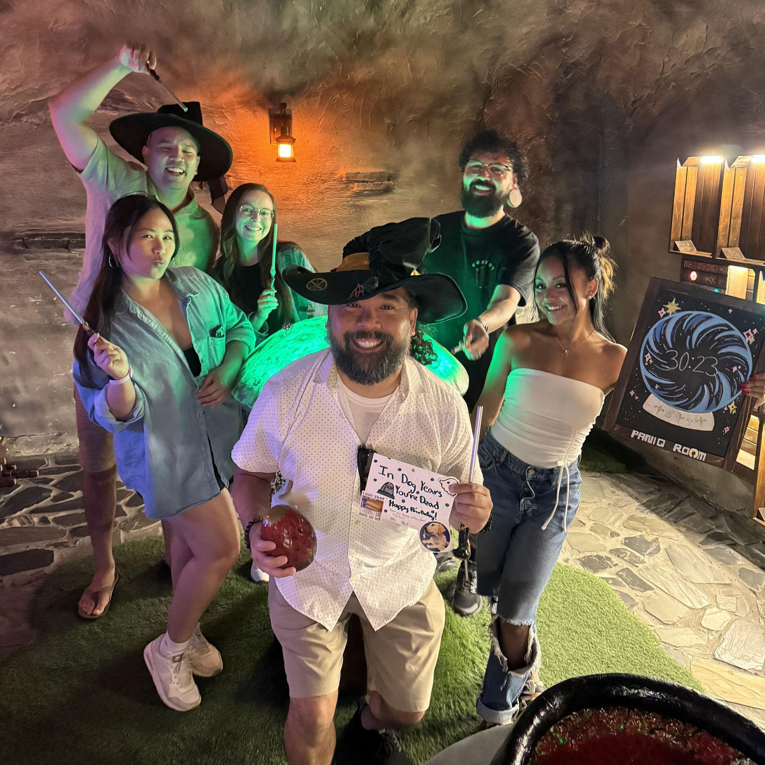 2025 - Escape Room with Chris, Melissa, Kevin & Hanna