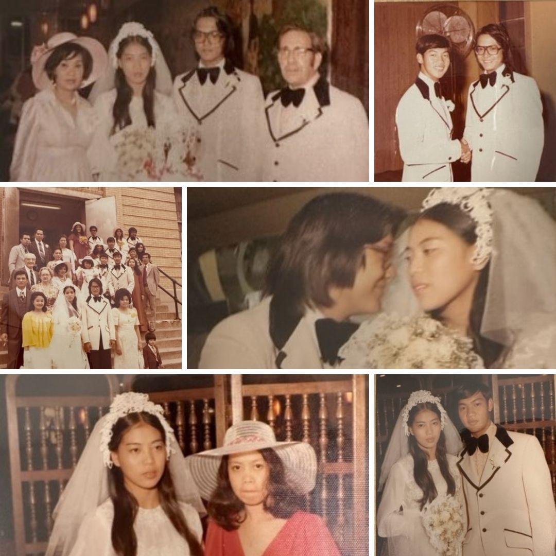 Our wedding from 50 years ago.