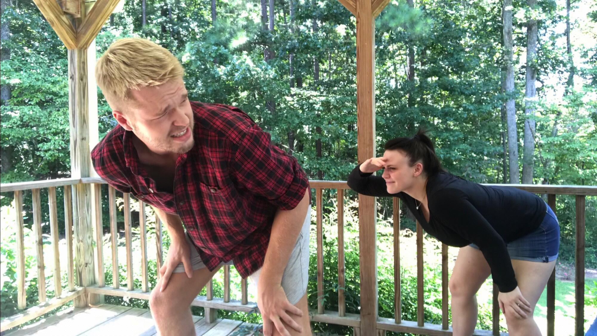 Ethan made me do this pose...