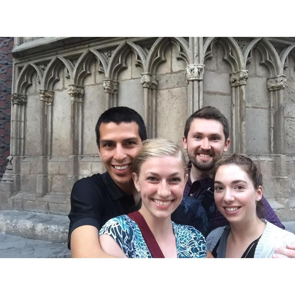 Our second Europe trip with Sadie (MOH) and Wade. Taken in Barcelona.
-Summer 2017