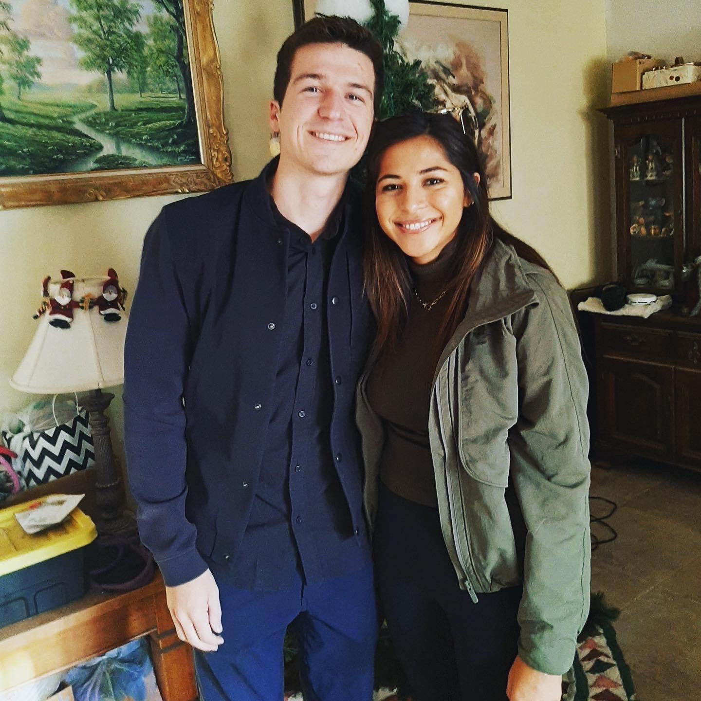 Celebrating our first Christmas with Andrew's family