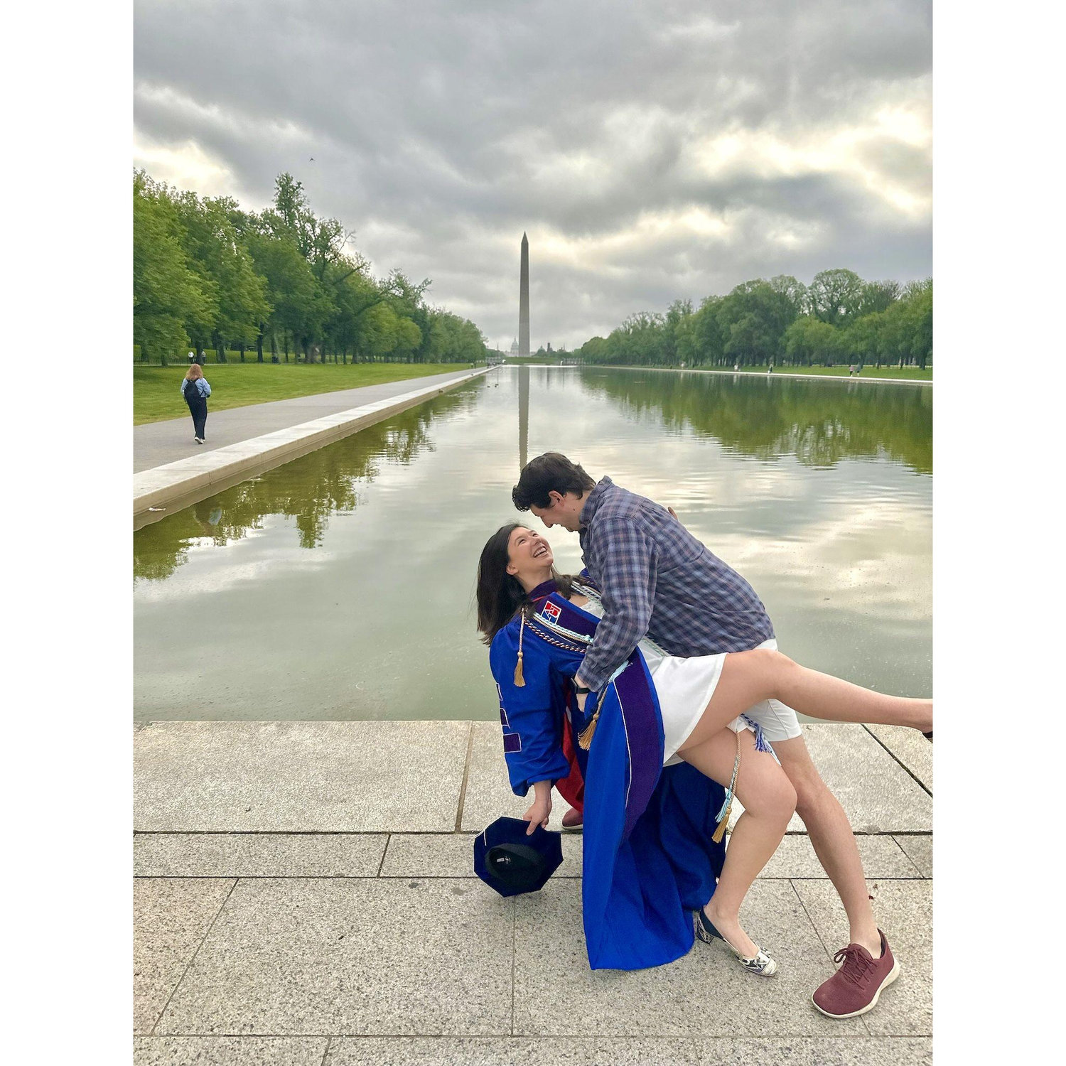 Mickey and JoJo celebrates her graduation from law school