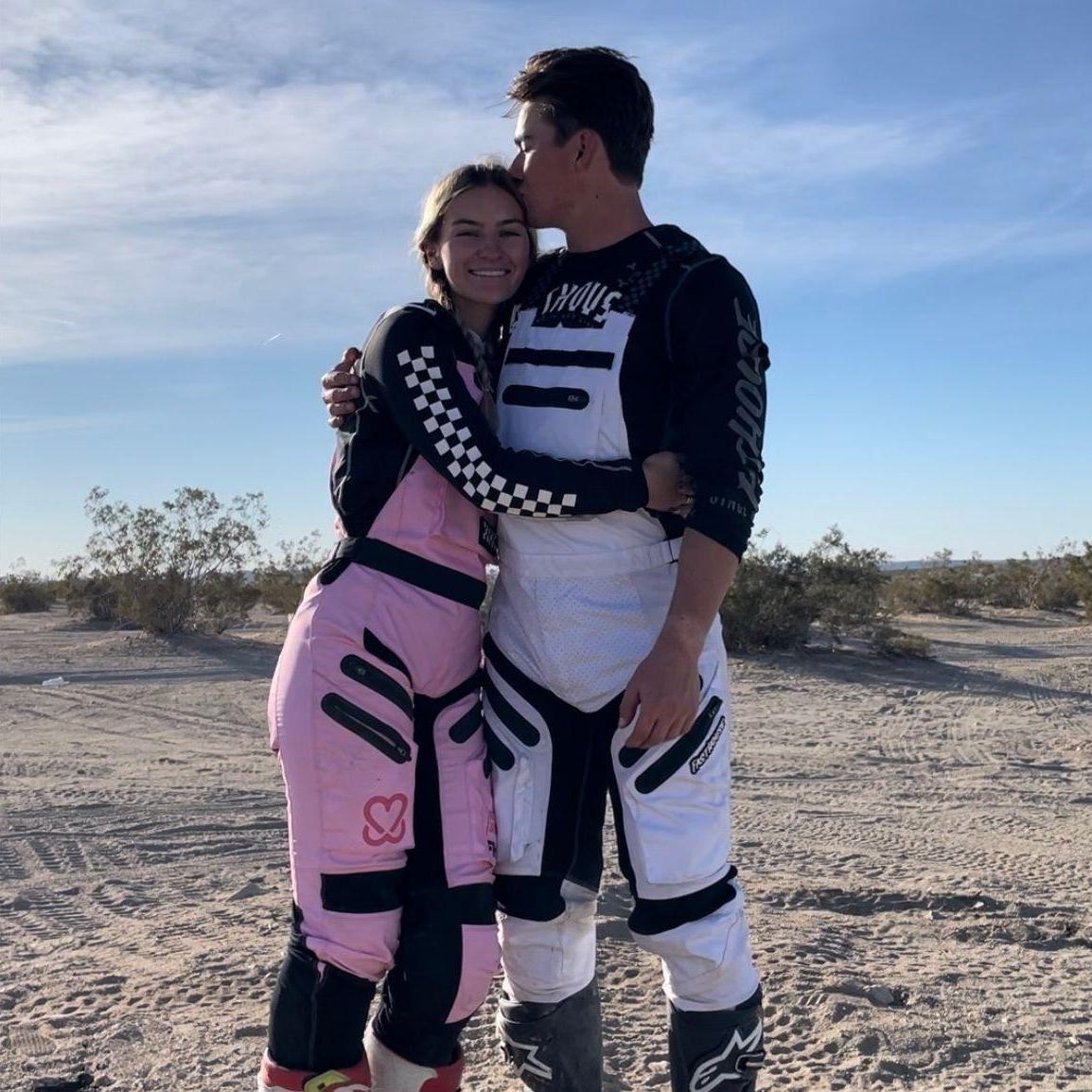 Dirt bike days in Barstow! Our most favorite things to do together is ride bikes!