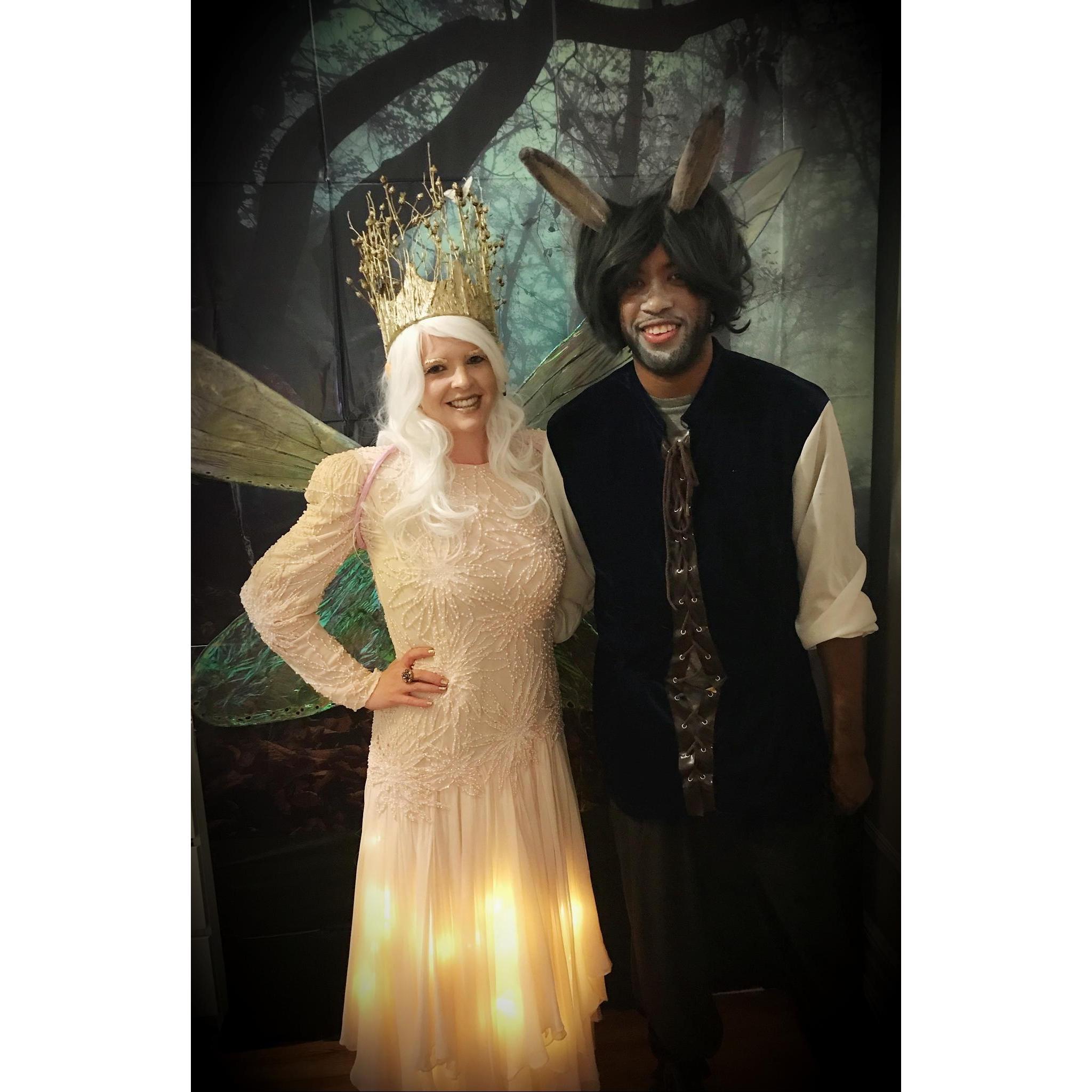 A Midsummernight's Dream costumes, Halloween 2017.