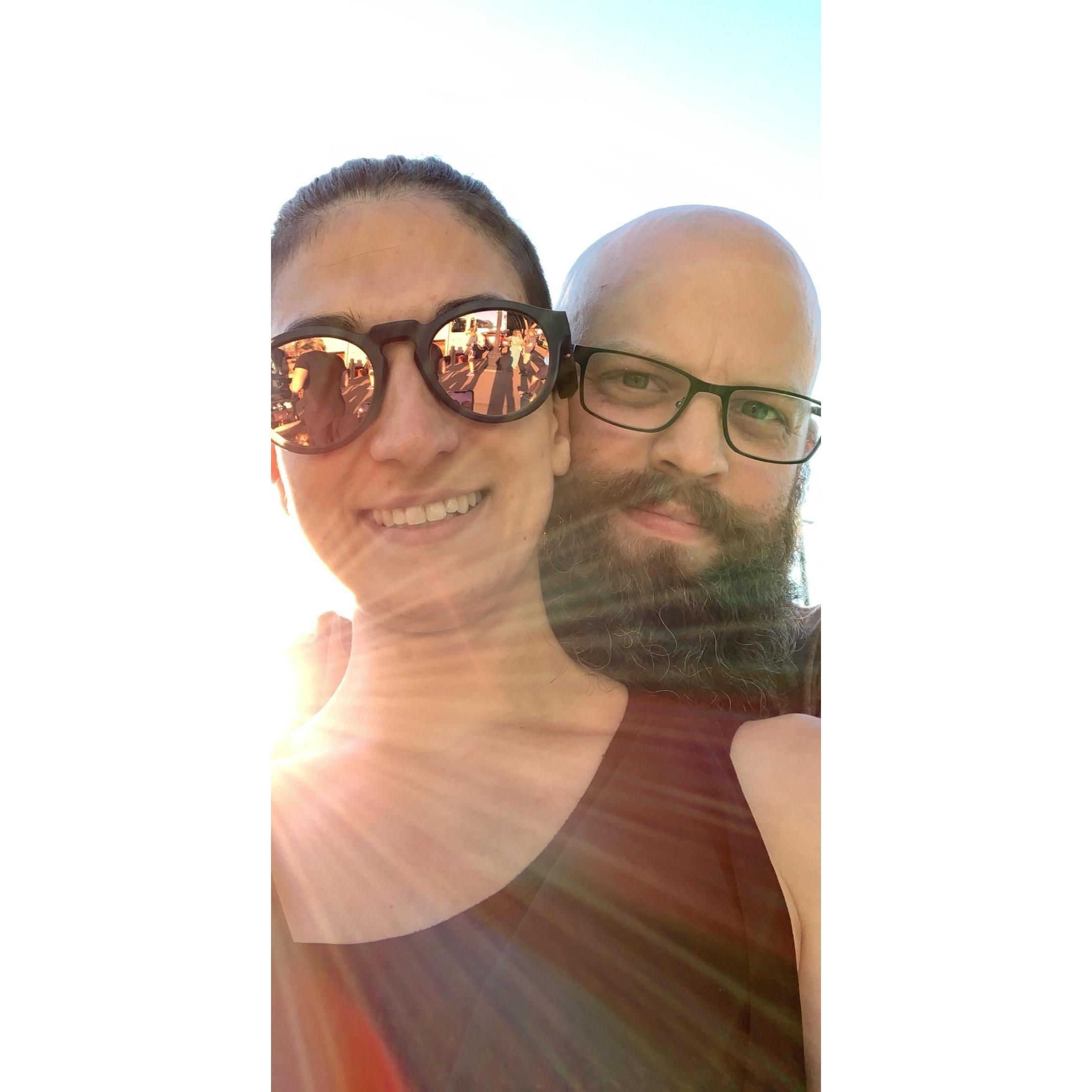Date night at the farmers market