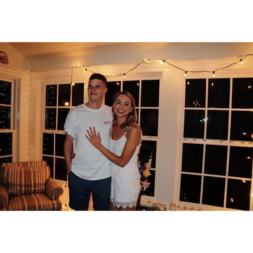 The night we got engaged!