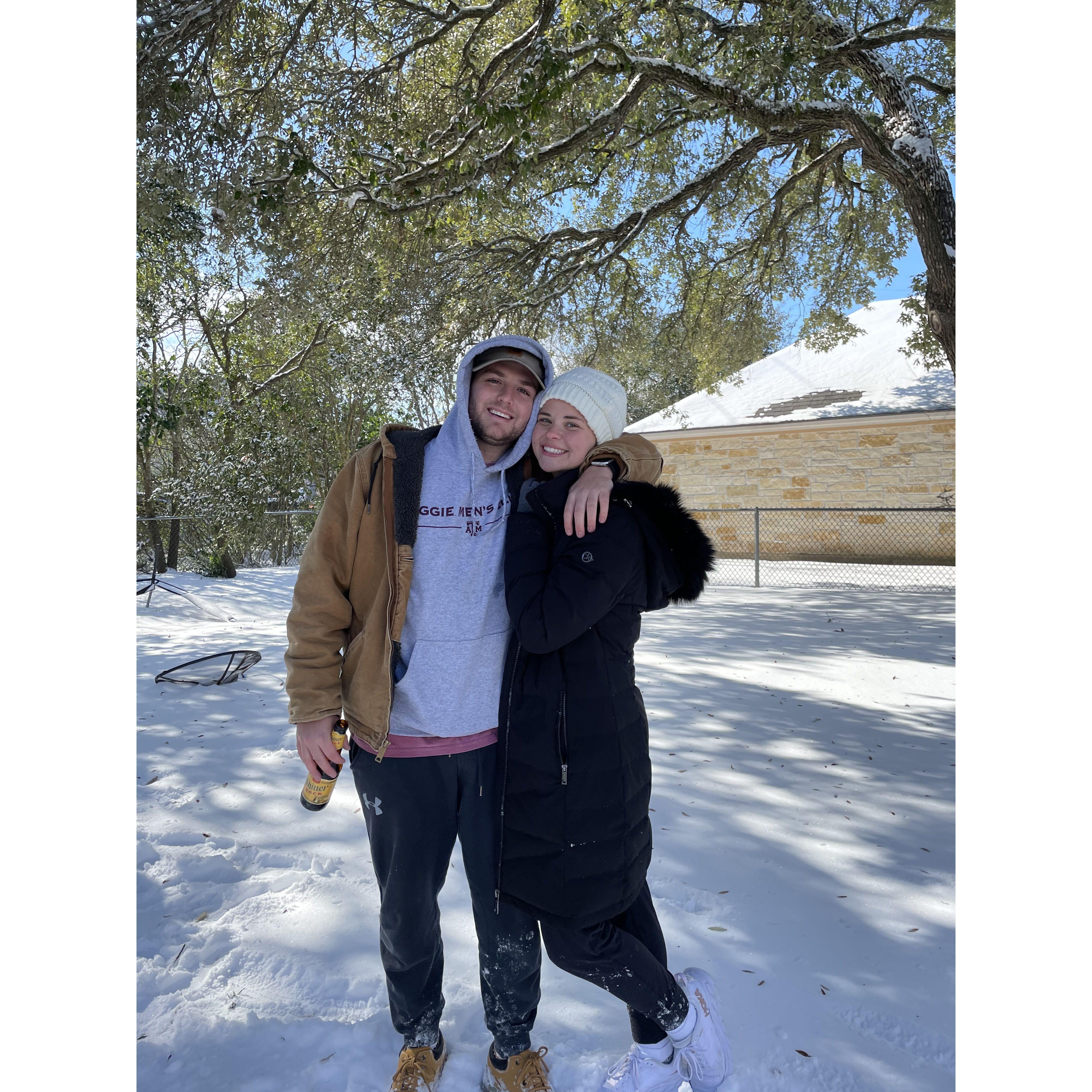 Snow Day in Texas