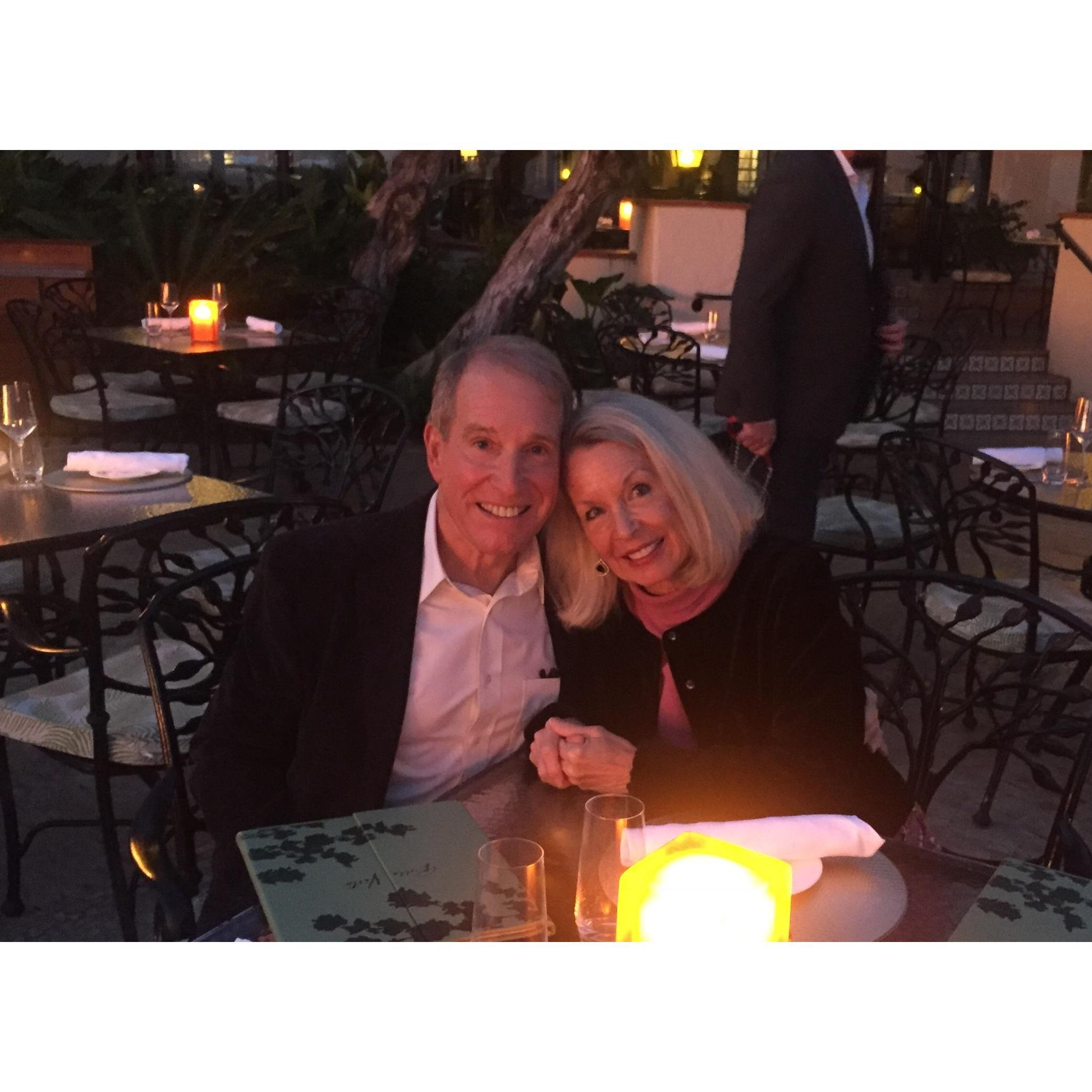 Dinner Santa Barbara for my 65th birthday