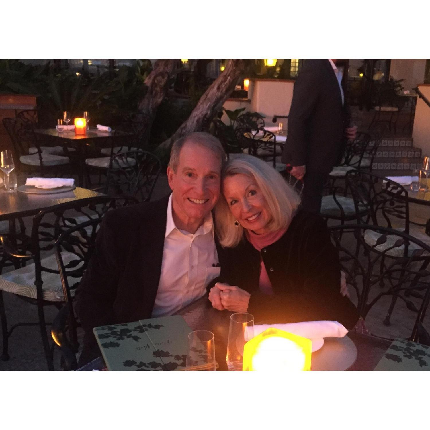 Dinner Santa Barbara for my 65th birthday