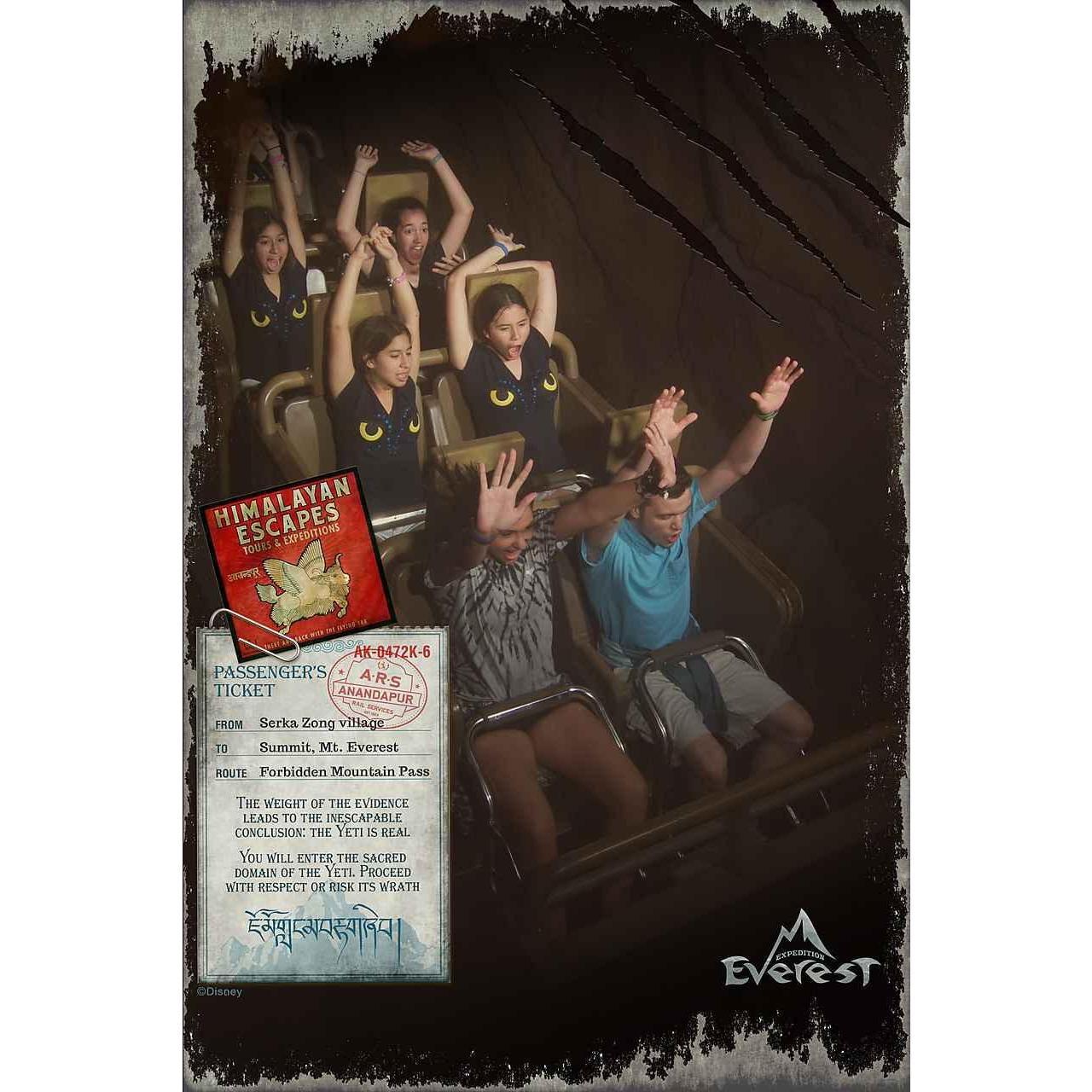 First time we rode Everest in Animal Kingdom May 2019