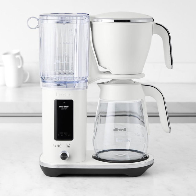 Breville Luxe Brewer™ Drip Coffee Maker with Glass Carafe, Sea Salt