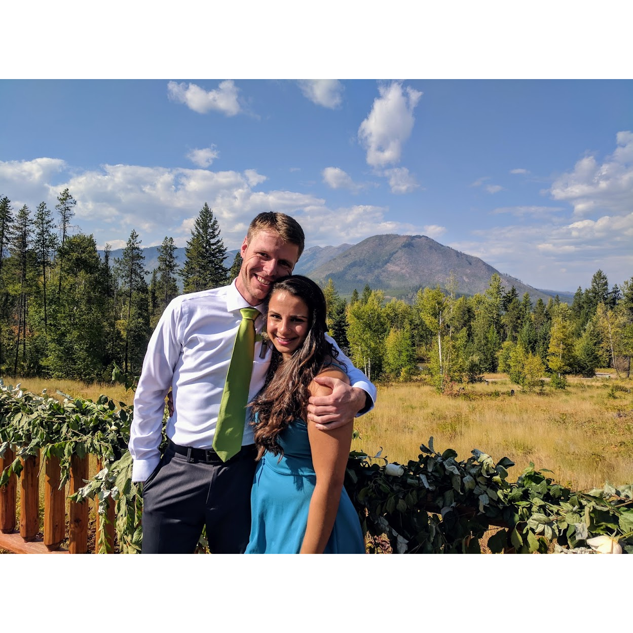 Greg and Holly's (Grolly) wedding outside of Glacier NP