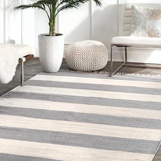 Ashlee Striped Flatweave Area Rug