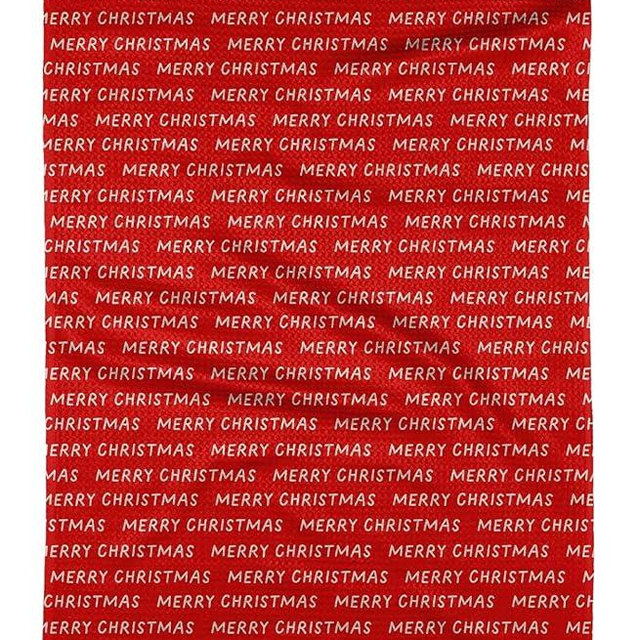 GEOMETRY Christmas Kitchen Towels - Quick Dry Microfiber Cloth Dish Towels for Kitchen Drying - Premium Quick Dry Towel (Merry Xmas, 1 Pack)