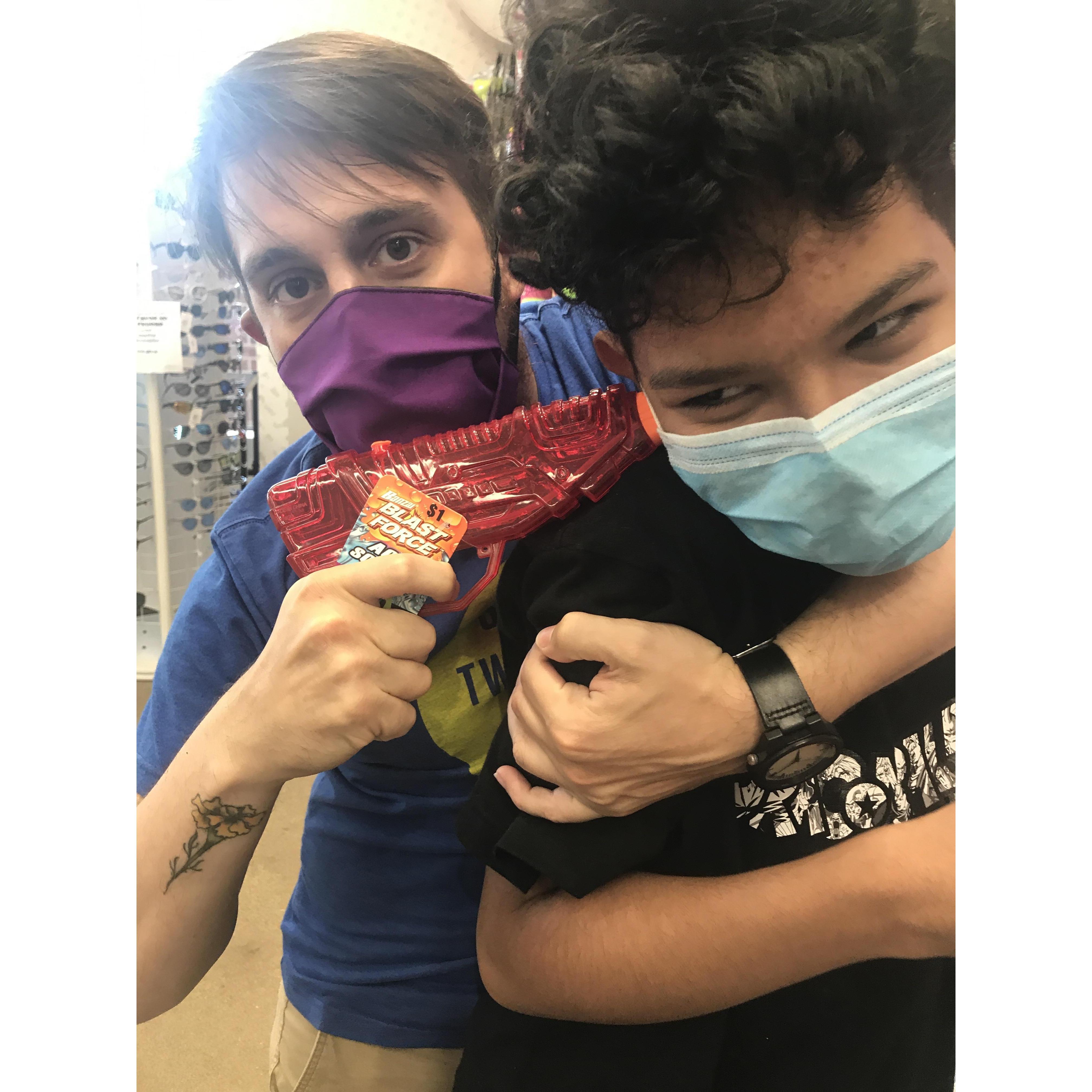 Brendon ate the last chicken nugget