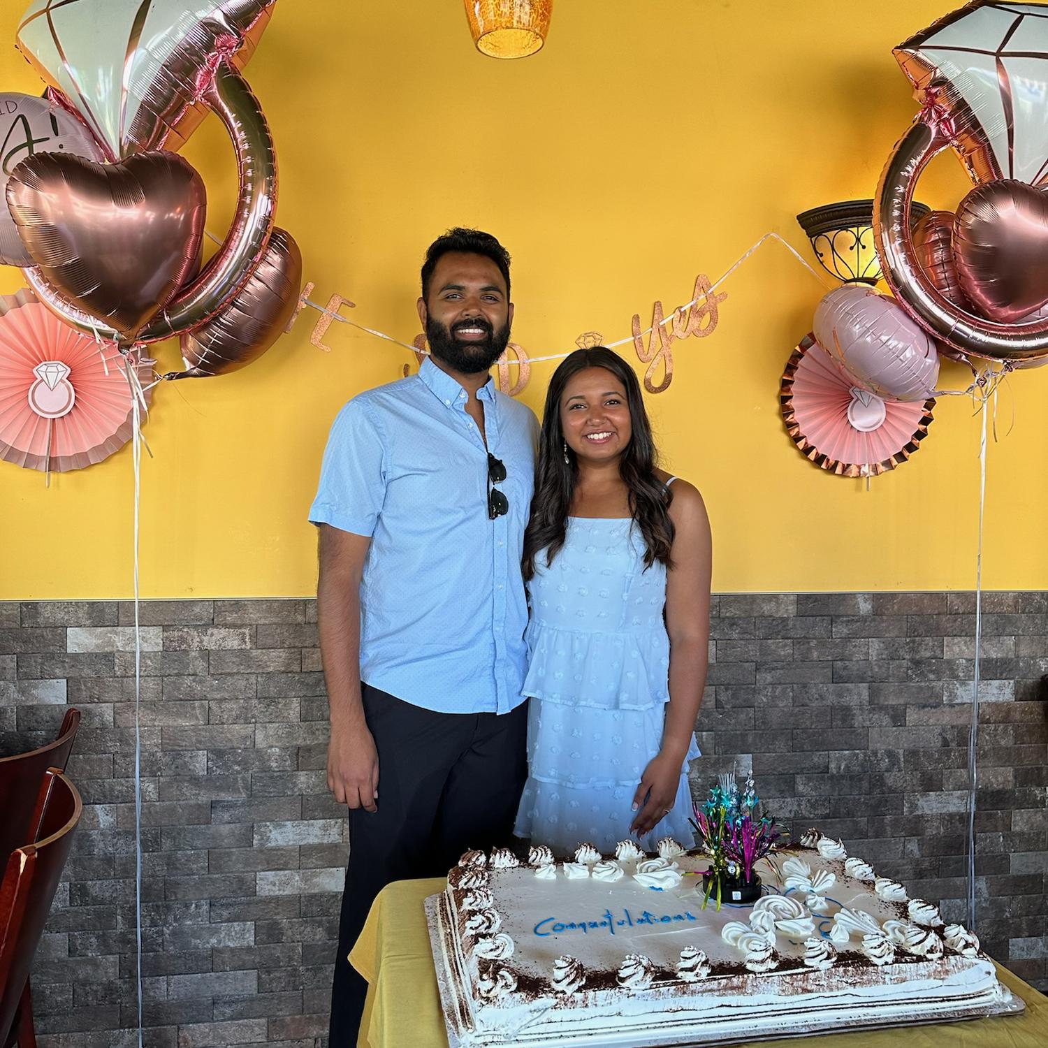 She said yes!