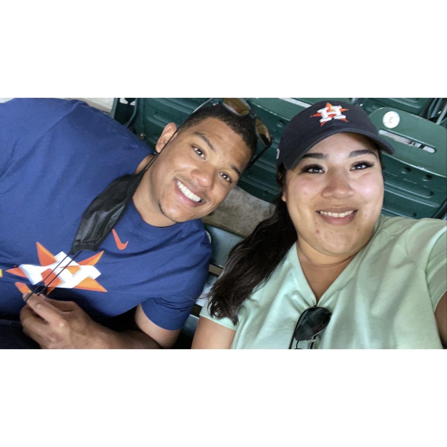 2020. Astros game.