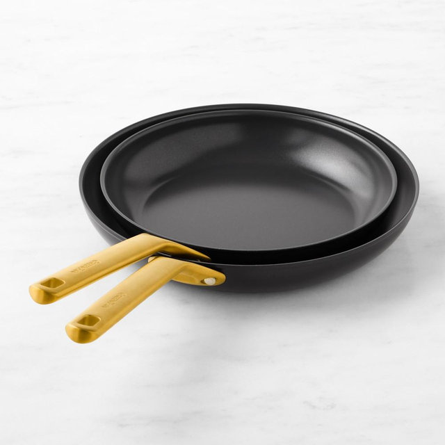 GreenPan™ Reserve Pro Ceramic Nonstick Fry Pan Set, 10" & 12", Black