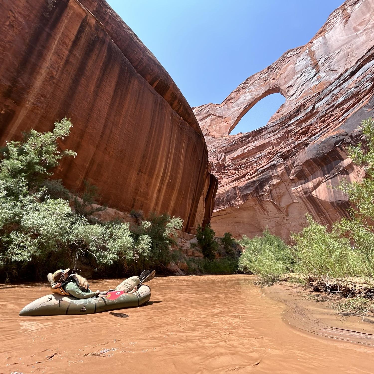 Escalante River - we were so lucky to run this river during a high spring runoff, shoutout to John Asay for making it happen. Spring 2023