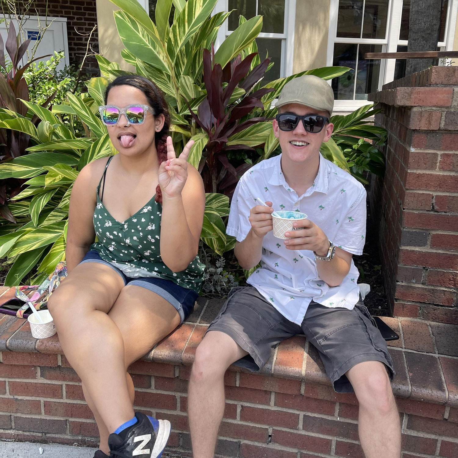 8/2021 We had our first kiss during a group trip to Charleston where Noah lead Nat away from the group to give her a kiss not as romantic as he hoped but it worked all the same