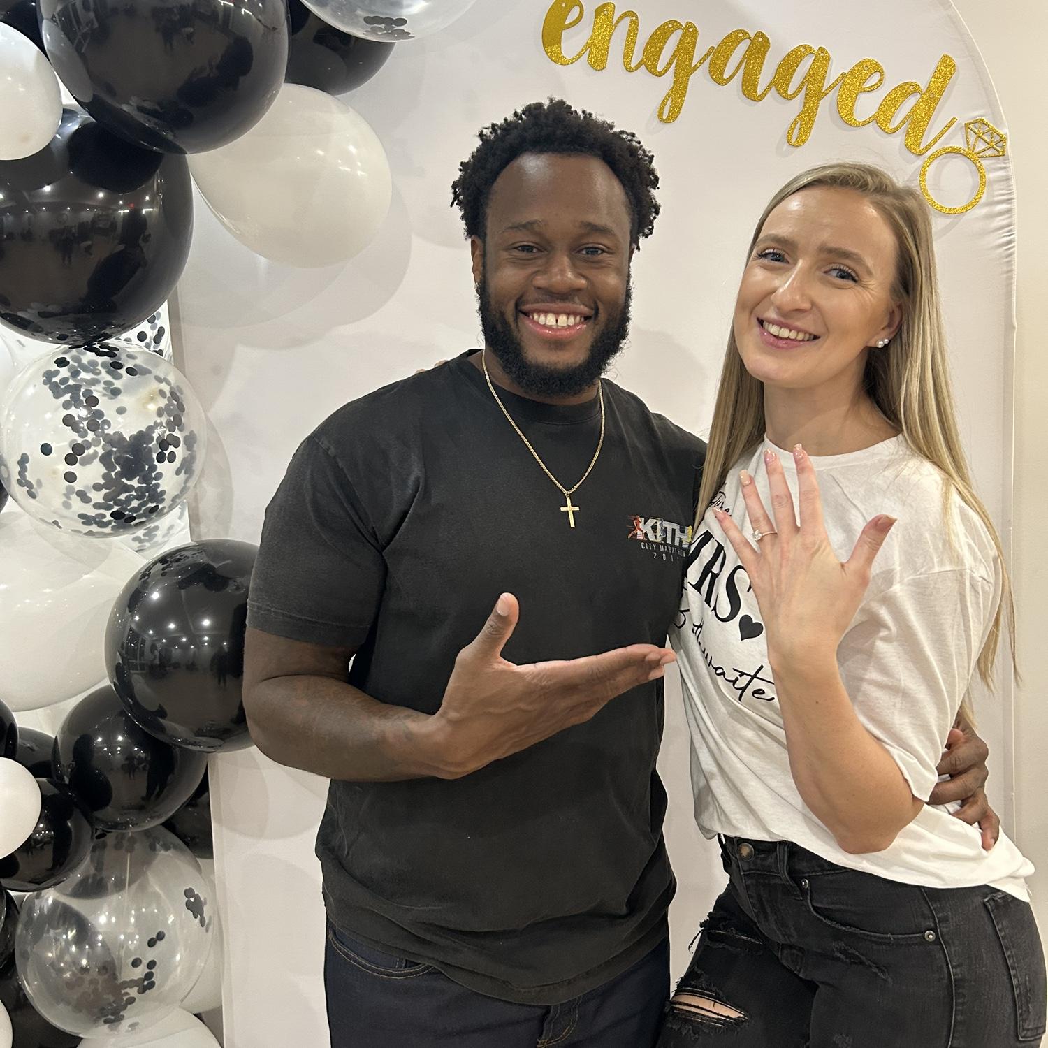 Kris and Jordan’s families meet for the first time at their engagement celebration.