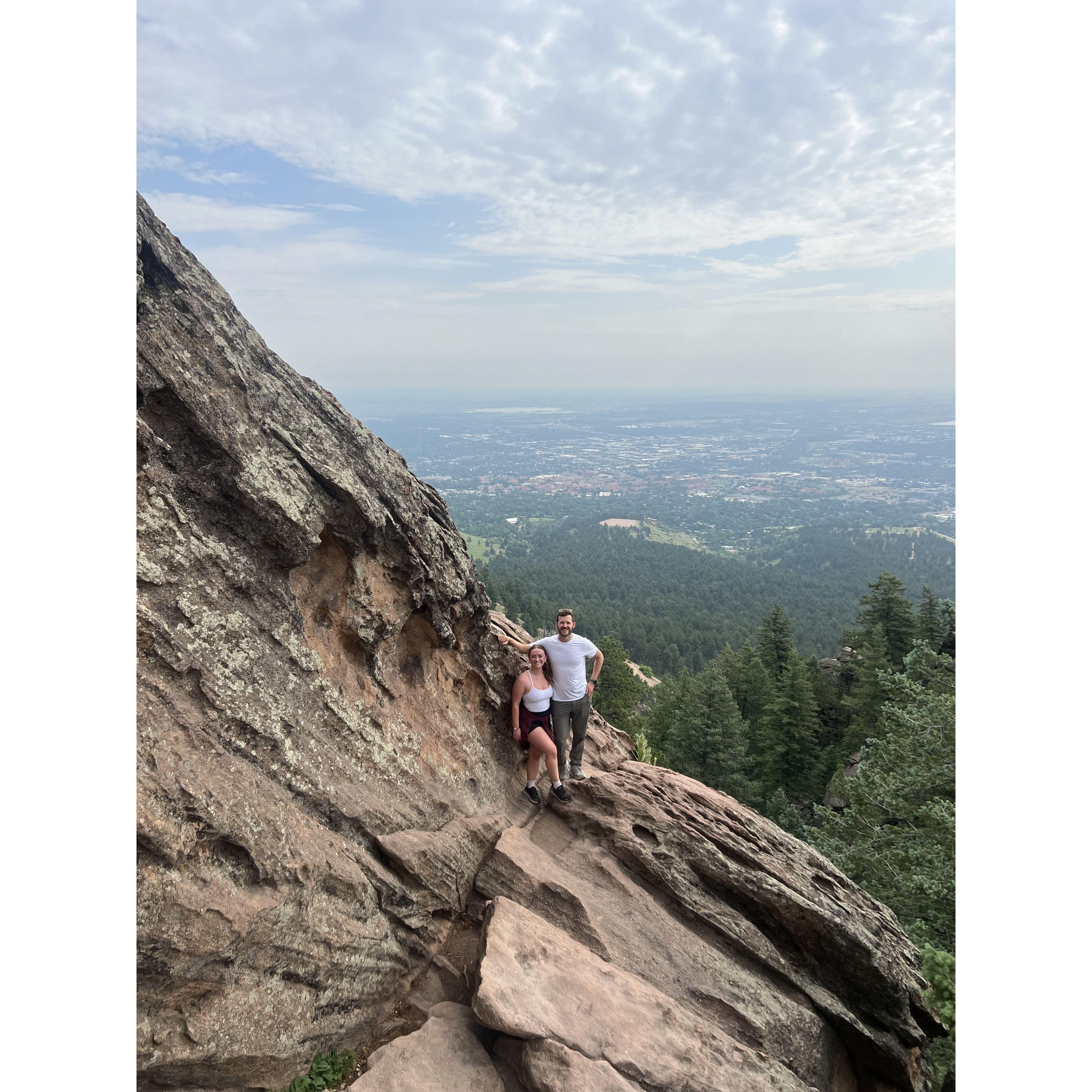 Just one of our fun hikes during a weekend where we hung out with many friends