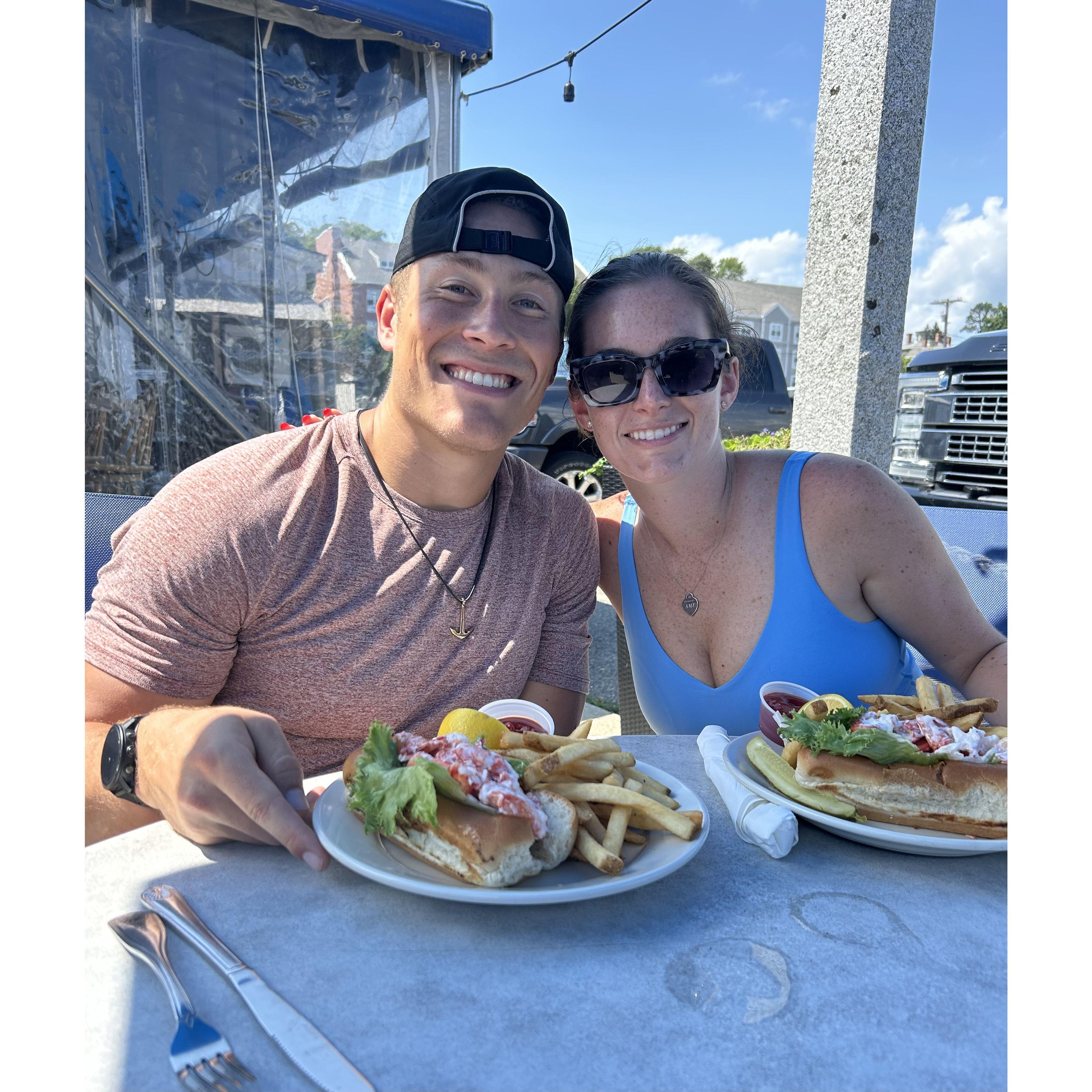 Kyle's second Frison family vacation in Maine! Kyle and Allison consumed too many lobster rolls on this trip.