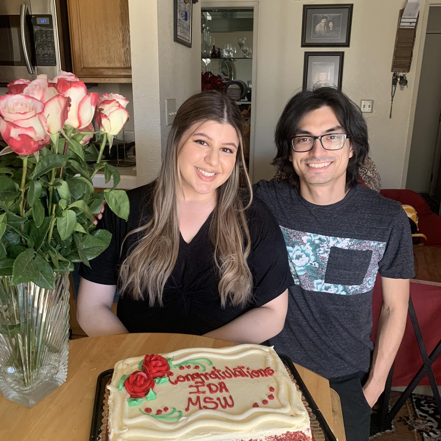 Ida’s master’s graduation day, June 2021