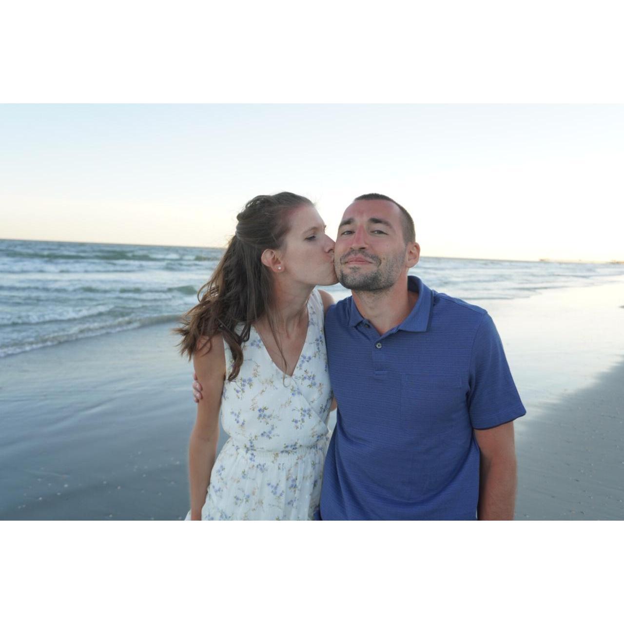 Engagement photos at Myrtle Beach, Oct. 2020