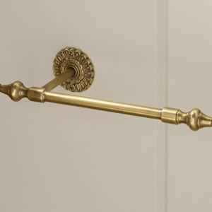 Ida Heritage Brass Toilet Paper Holder