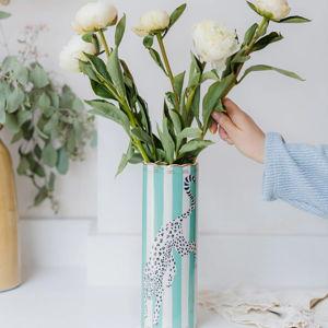 Yvonne Ellen Tall Leopard Vase