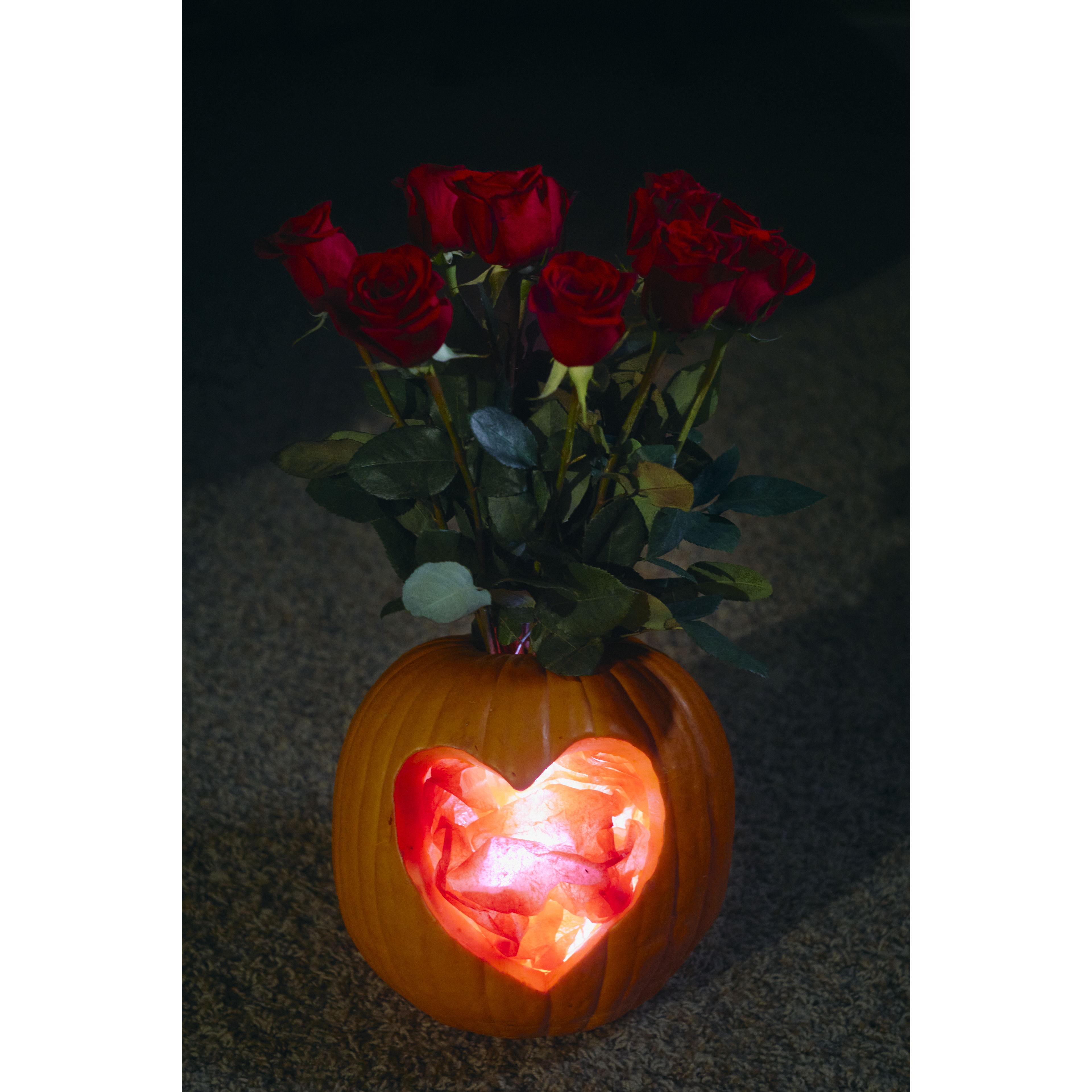 Oct 31: This year's pumpkin carving had a double purpose 🧡