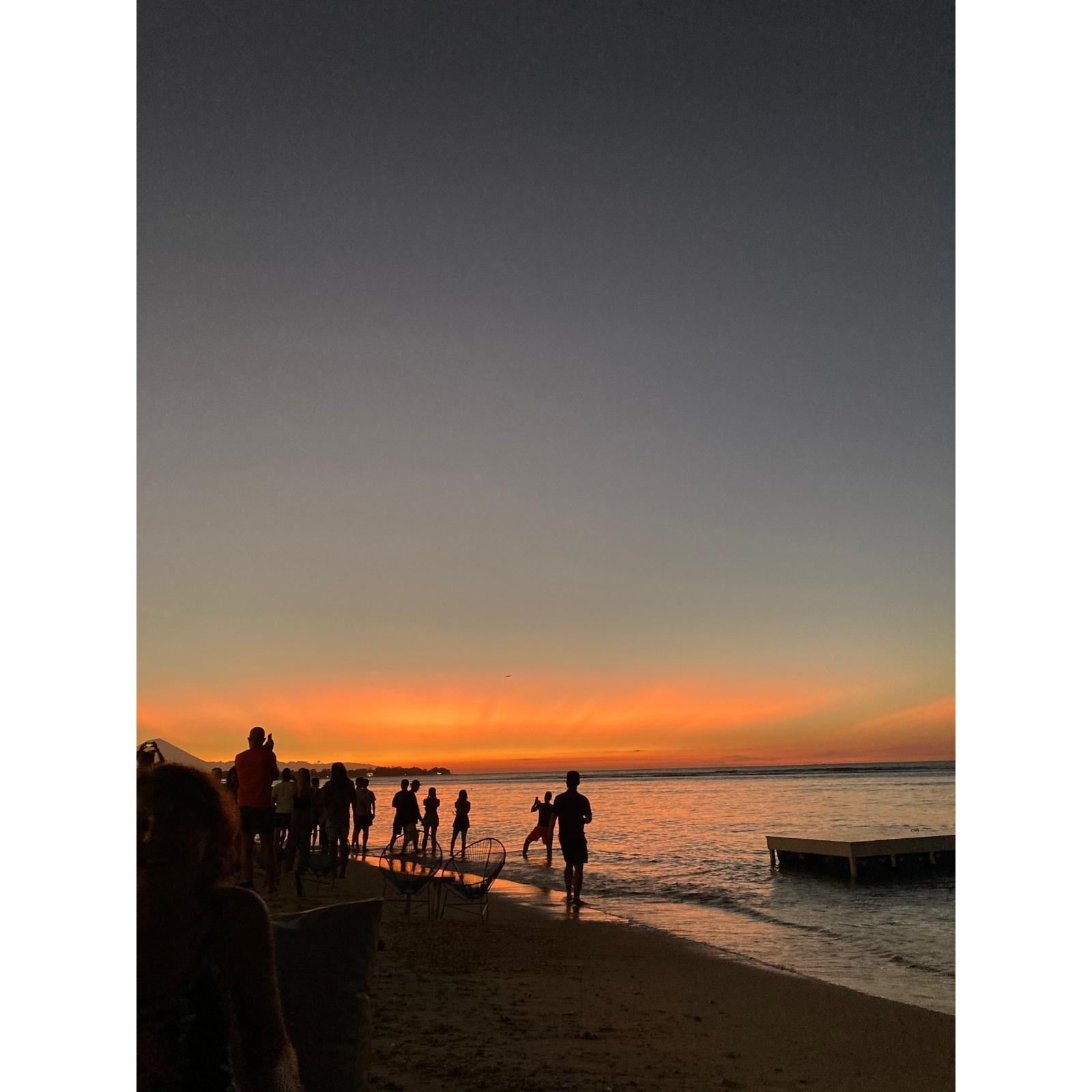 Sunset from Legends Bar