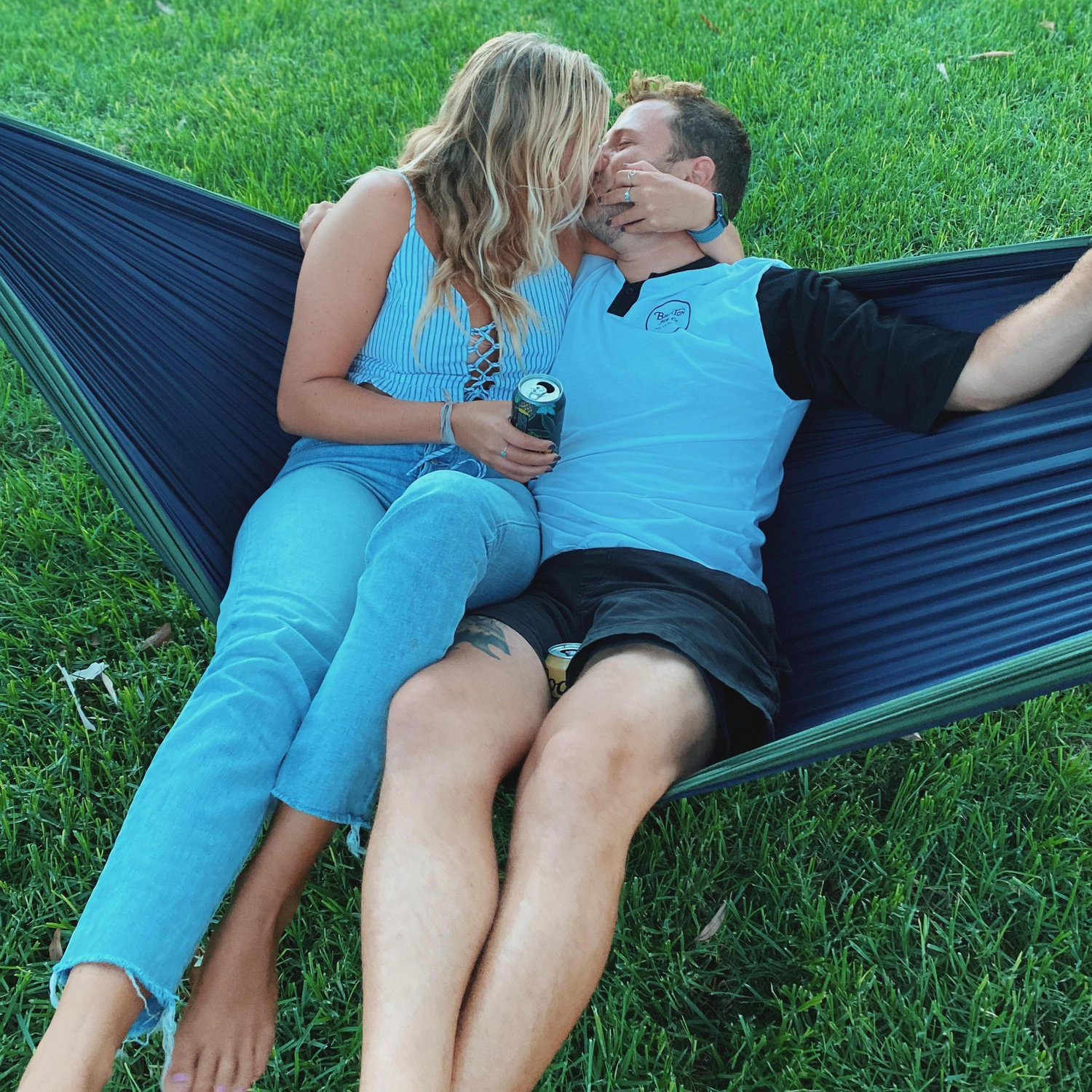 Hammocking! We actually went hammocking and star gazing in Carlsbad for one of our first dates!