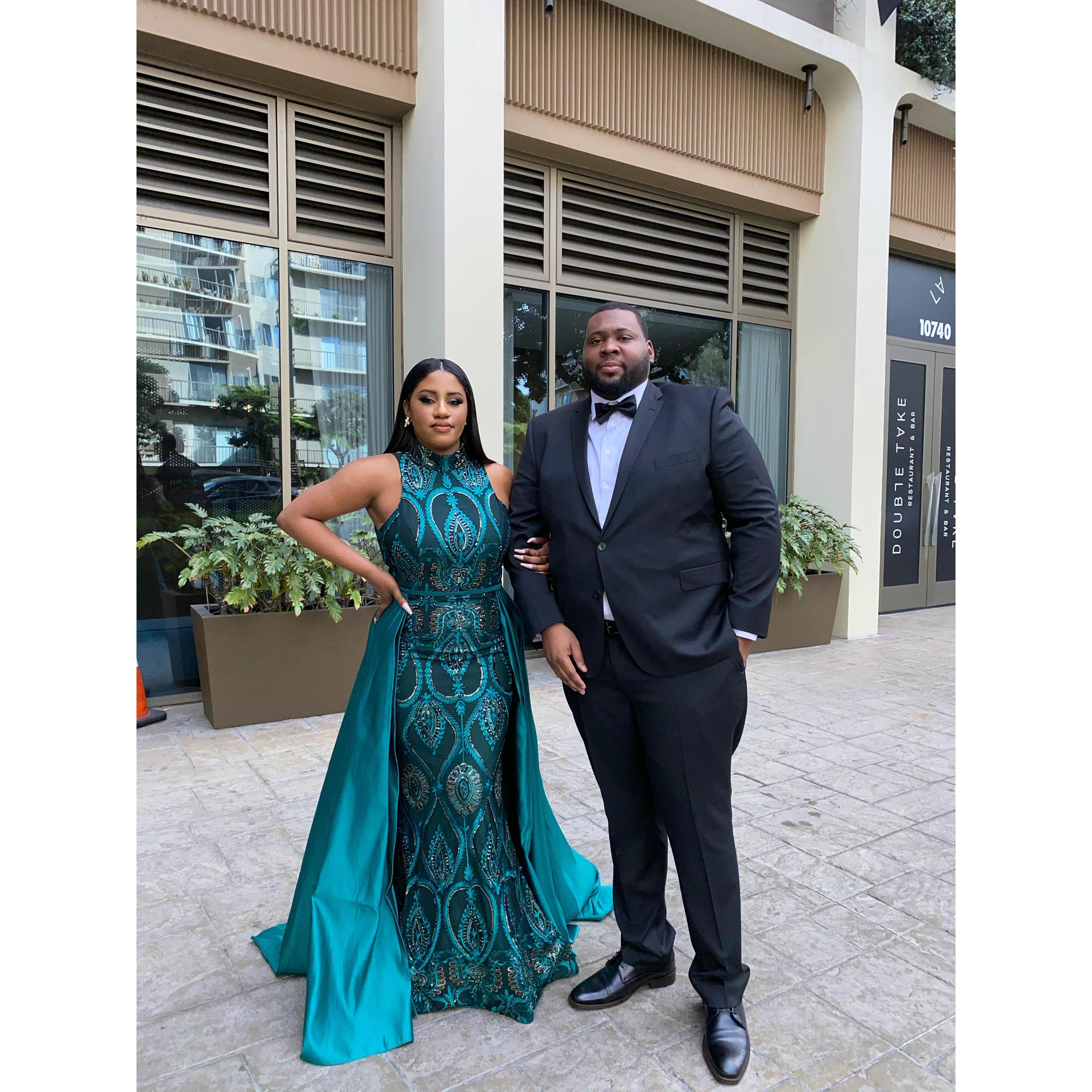 Our first attending the NAACP Awards in L.A.