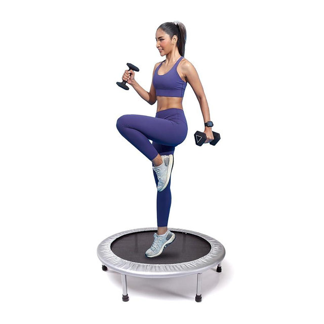 Stamina Mini Fitness Trampoline w/Smart Workout App