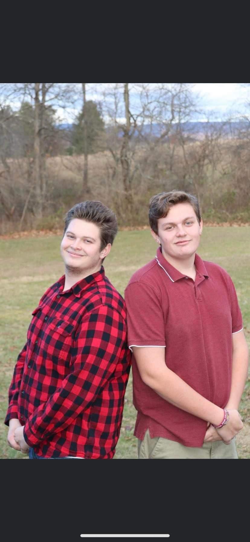 Quentin and Colton (best man)