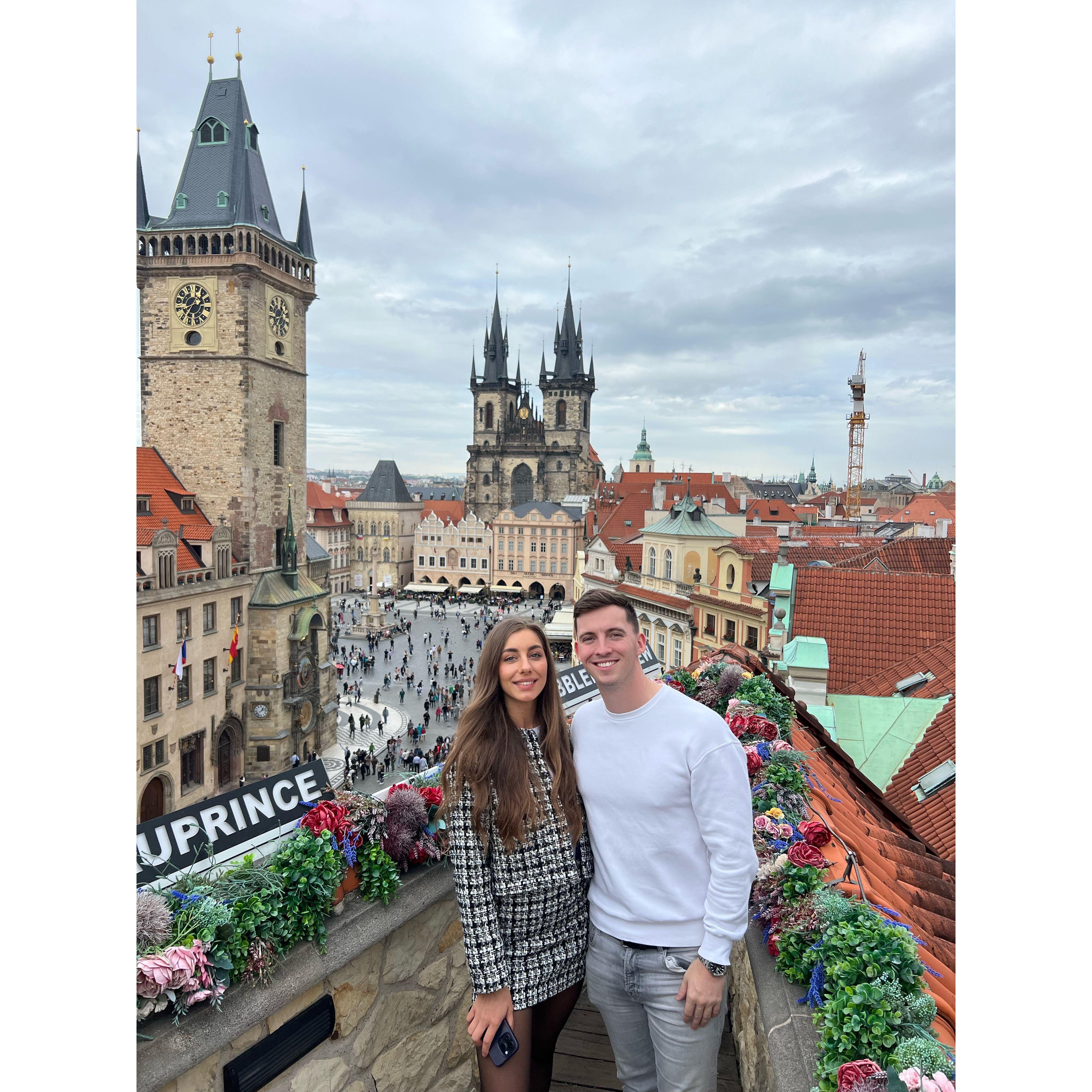 October 07, 2023 Admiring the stunning view of Prague.