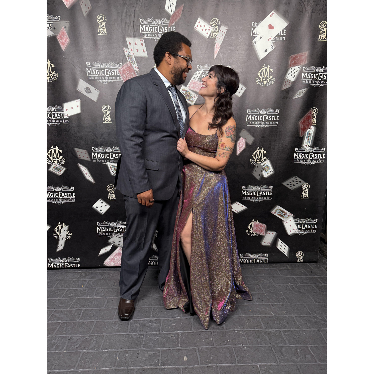 Celebrating Danny's birthday at The Magic Castle in Hollywood.