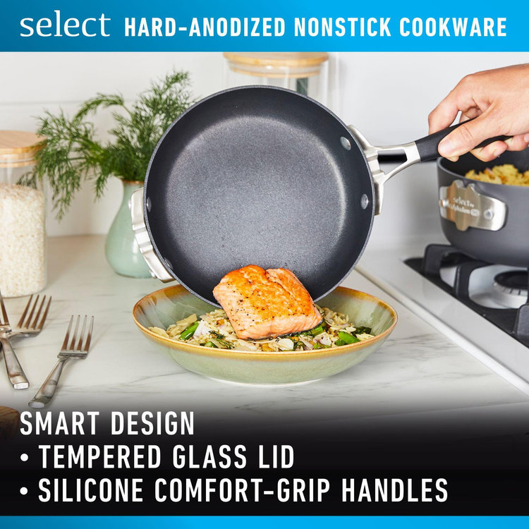 Calphalon, Select Hard Anodized Nonstick 9-Piece Cookware Set | Zola